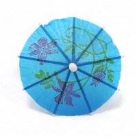 Schirmchen Blau